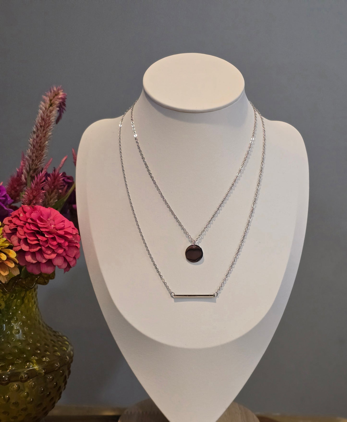Stainless Steel Layered Necklace