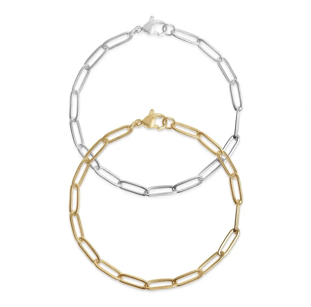 Paperclip Chain Bracet
