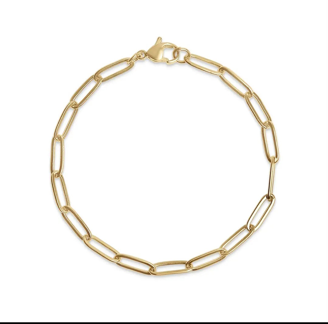 Paperclip Chain Bracet