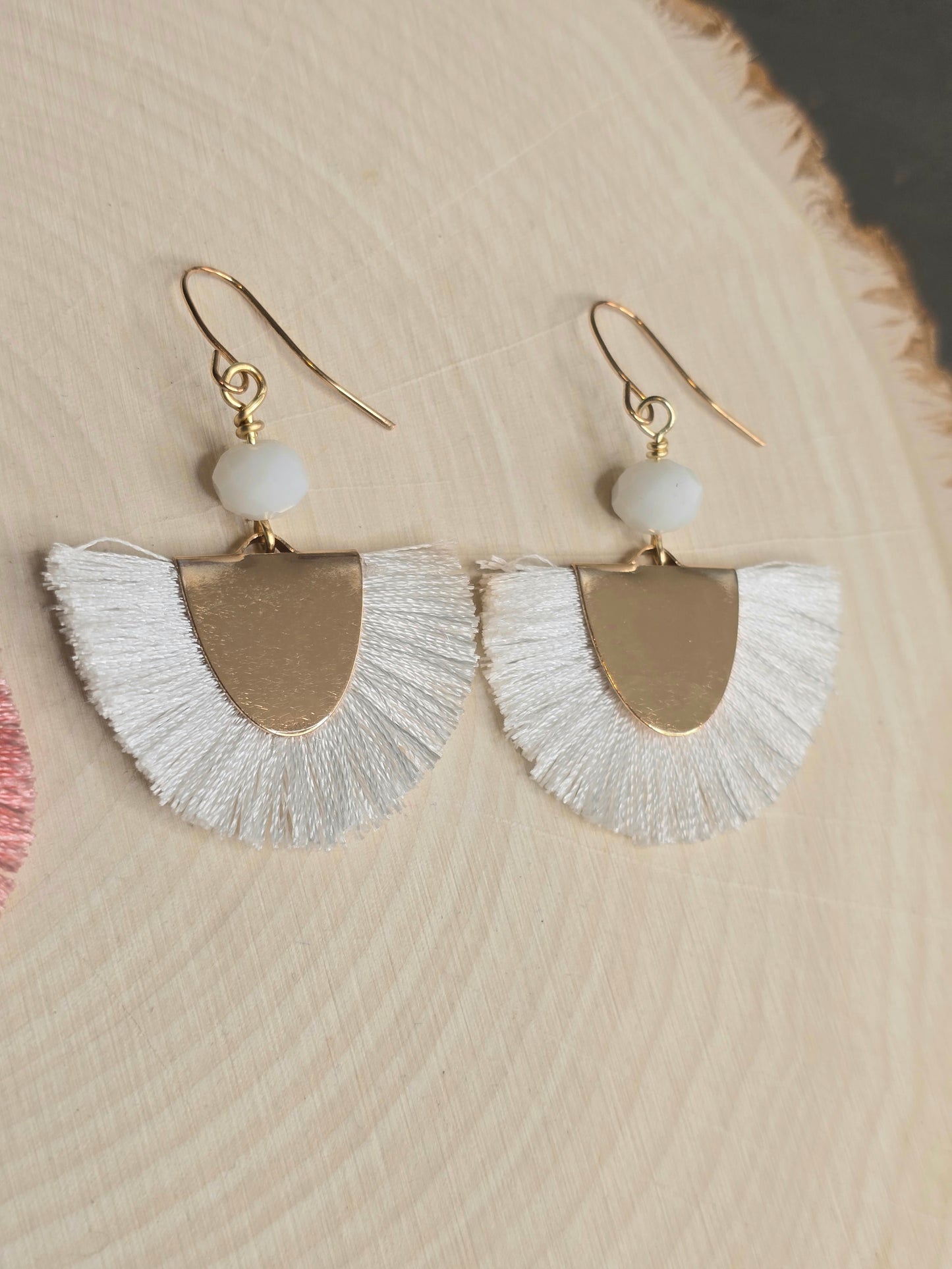 Boho Fan Tassel Earrings