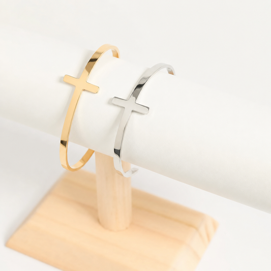 Cross Cuff Bracelet Phil 4:13