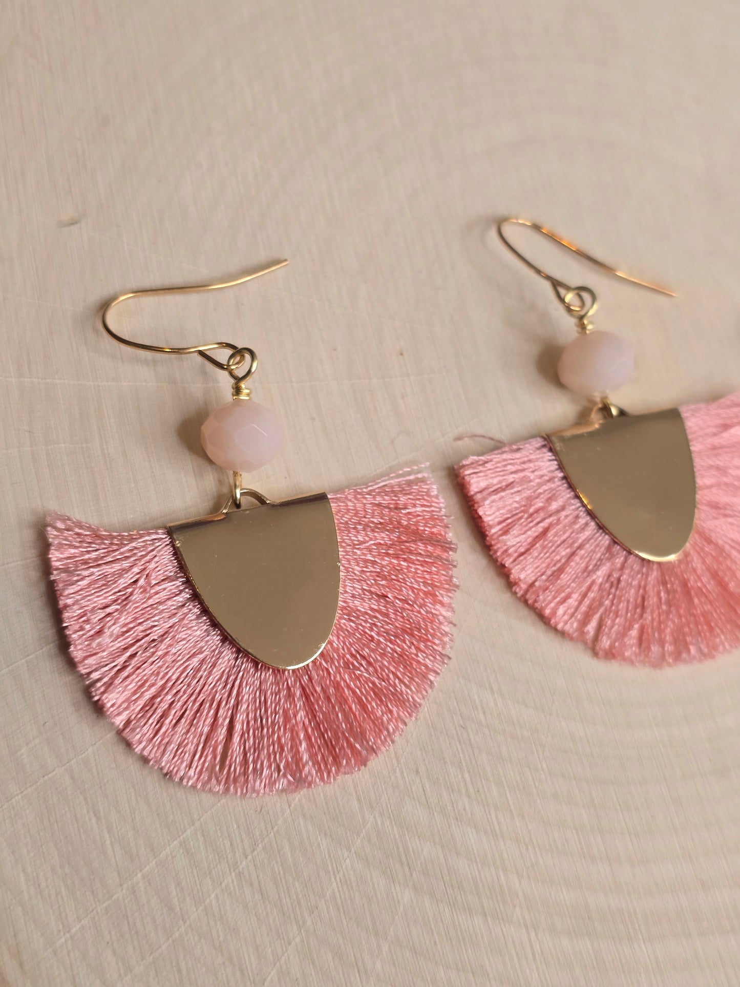 Boho Fan Tassel Earrings